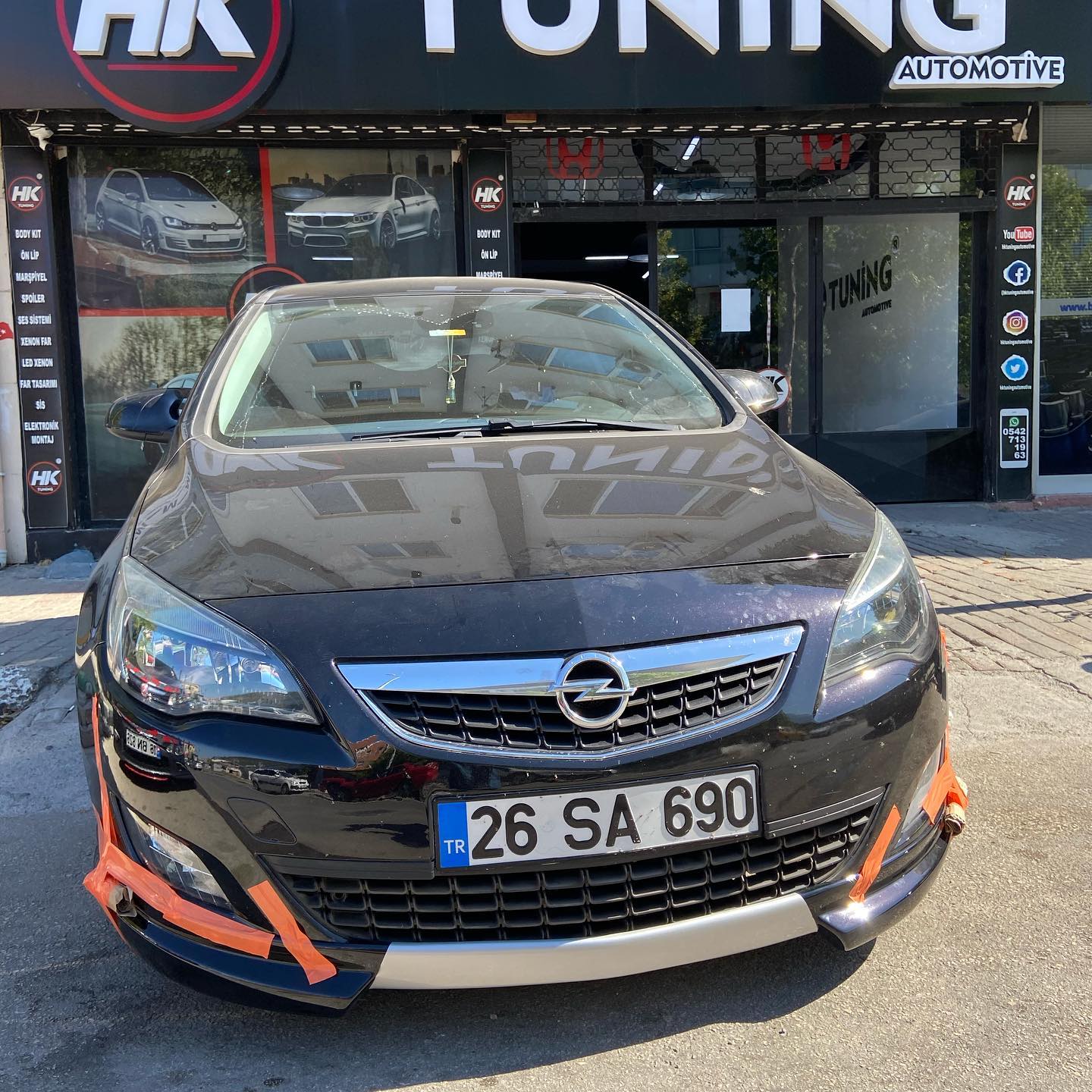 OPEL ASTRA J ÖN TAMPON EKİ (MAKYAJSIZ)